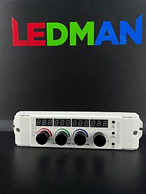 V4-K Контроллер (диммер) 4-канала 12А 12/24V RGB/RGBW
