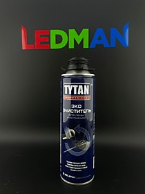 Очиститель для монтаж пены ЭКО 500мл 12шт/кор Tytan Professional