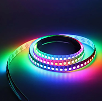 SPI светодиодная лента WS2811 SMD 3535 RGB 120 д/метр 24В 10Вт\м P33 Ledomeygro