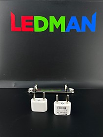 Переходник TDM, 10 А, 250 В, тип CEE 7/17 - тип А/F, плоский, белый 2322710