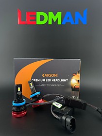 BGM LED Headlight Bulb3570 CSP 12 V50W 6000K H8/H9/H11