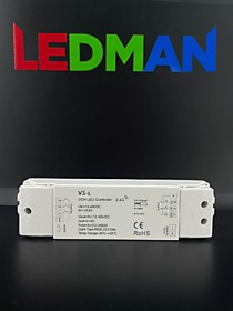 V3-L Контроллер (диммер) 3-канала 12А 12/24V RGB/CCT\DIMMING 18.5A