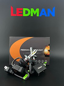 N6S LED Headlight 3570 CSP Chips 12VDC 60W 6000K  H4