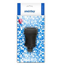 Штепсельное гнездо Smartbuy, без заземления черное ПВХ 10A 250B